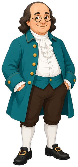 Ben Franklin standing